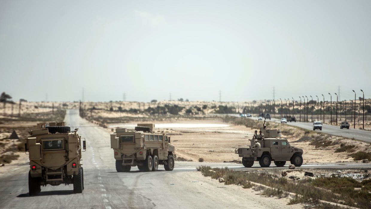 Quân đội Ai Cập tiêu diệt 2 phần tử thánh chiến ở tỉnh Bắc Sinai