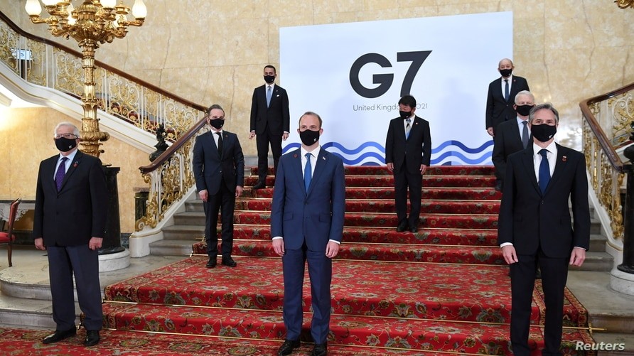 Ngoại trưởng Mỹ: Nhóm G7 tái khẳng định cam kết chấm dứt xung đột ở Syria bằng giải pháp chính trị