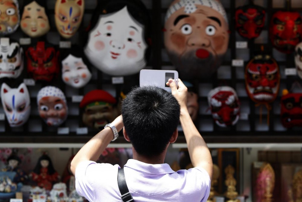Khách du lịch Trung Quốc tại Nhật Bản. (Nguồn: Reuters)