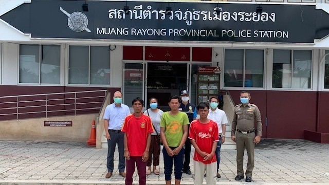 Đại sứ quán Việt Nam tại Thái Lan bảo hộ 5 ngư dân gặp nạn tại tỉnh Rayong