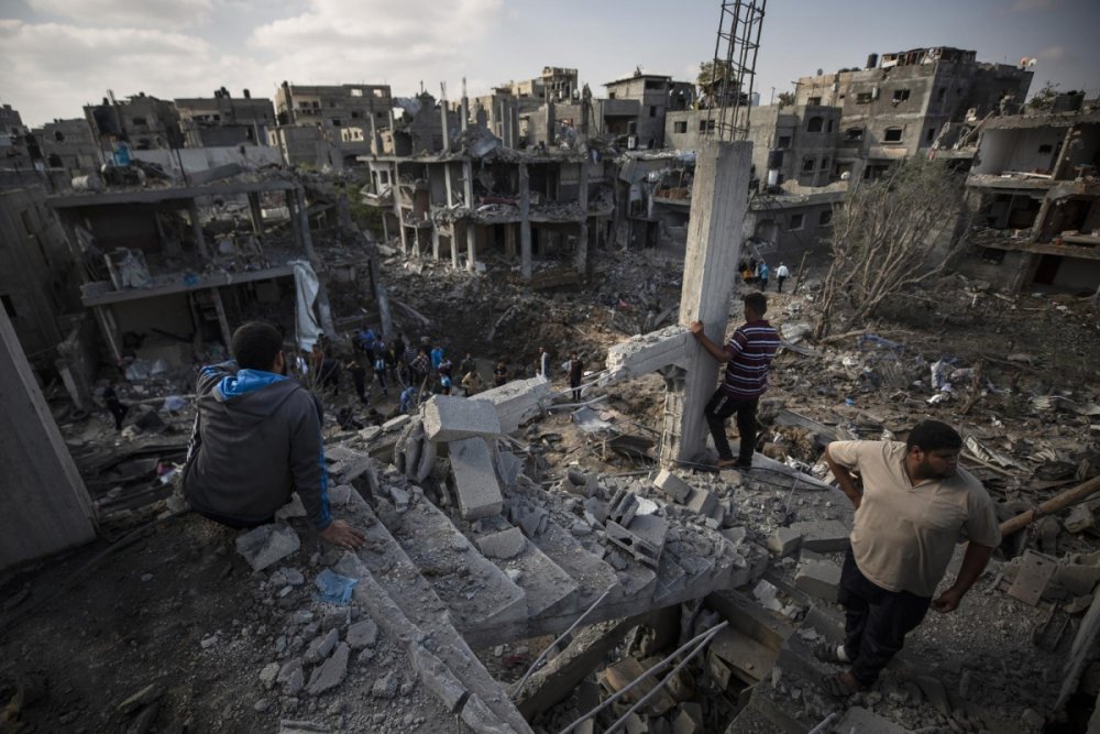 Khung cảnh tan hoang sau 1 tuần xung đột giữa Israel và Gaza