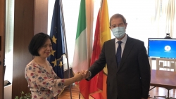 Đại sứ Việt Nam tại Italy Nguyễn Thị Bích Huệ công tác tại Sicilia thúc đẩy các lĩnh vực ưu tiên hợp tác