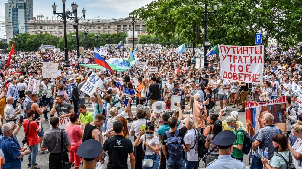Nga: Các cuộc biểu tình ở Viễn Đông chưa có dấu hiệu chấm dứt