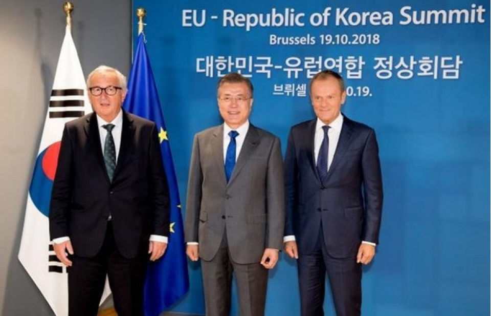 EU - Hàn Quốc khẳng định cam kết về thương mại và an ninh
