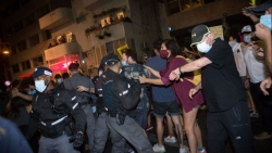 Israel bắt giữ nhiều đối tượng biểu tình vi phạm quy định phòng dịch Covid-19