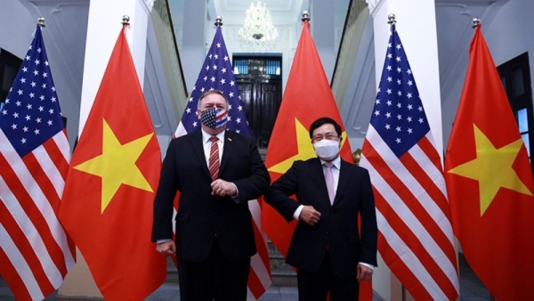 US Secretary of State Mike Pompeo welcomed in Ha Noi