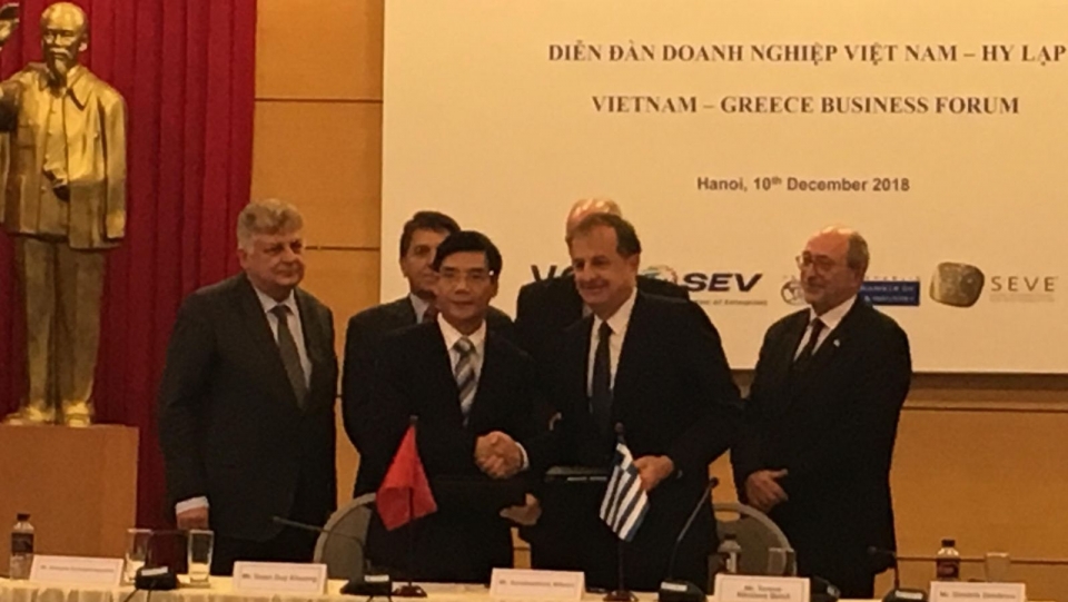 vietnamese greek enterprises urged to foster trade partnership