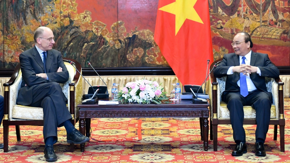 pm vietnam italy strategic partnership records fruitful development