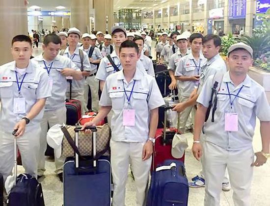 Vietnamese migrant workers in the Republic of Korea (Photo: VNA)