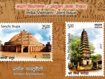 Phát hành bộ tem bưu chính "Tem phát hành chung Việt Nam - Ấn Độ"