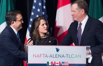 ​Đàm phán vòng 6 NAFTA đạt kết quả khiêm tốn, không ra được tuyên bố chung