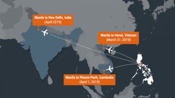 Philippines Airlines mở 4 chuyến Manila - Hà Nội mỗi tuần