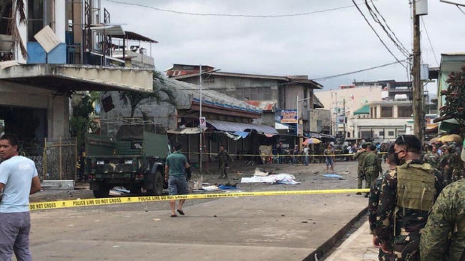 Vụ đánh bom kép Philippines: IS nhận trách nhiệm