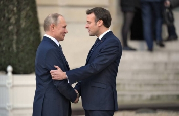 Tổng thống Nga và Pháp cùng đến Bờ Tây với mục đích gì?