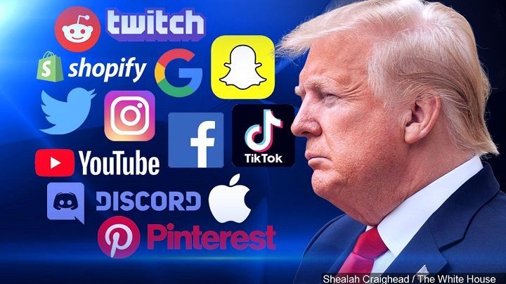 Nga: Hành động của các mạng xã hội với Tổng thống Mỹ Trump là 'vụ nổ hạt nhân trên không gian mạng'