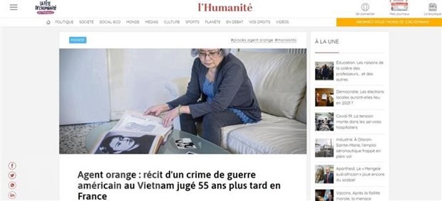 Truyền thông châu Âu đưa tin đậm nét về 'vụ kiện lịch sử' vì các nạn nhân chất độc da cam Việt Nam