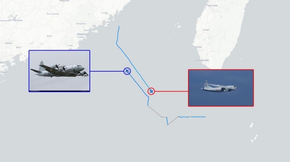 Taiwan News: Máy bay tác chiến điện tử Mỹ-Trung áp sát nhau trên Biển Đông