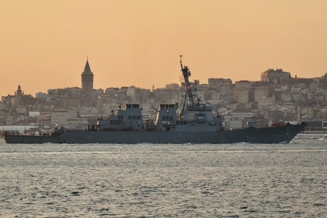 Tàu chiến Mỹ tiến vào Biển Đen, Nga giám sát chặt. (Nguồn: USNI)