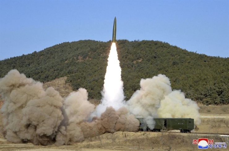 Triều Tiên lại phóng vật thể, lần thứ 4 trong chưa đầy 2 tuần. (Nguồn: KCNA)