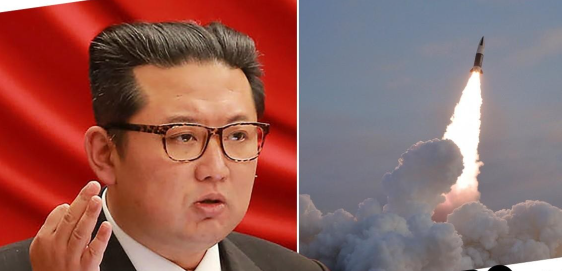 Triều Tiên phóng tên lửa: . (Nguồn: Metro)