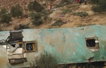 ​Peru: Xe bus lao xuống vực, ít nhất 44  người thiệt mạng
