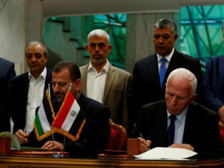 ​Phái đoàn Ai Cập tới Gaza theo dõi việc thực thi thỏa thuận hòa giải giữa Hamas và Fatah