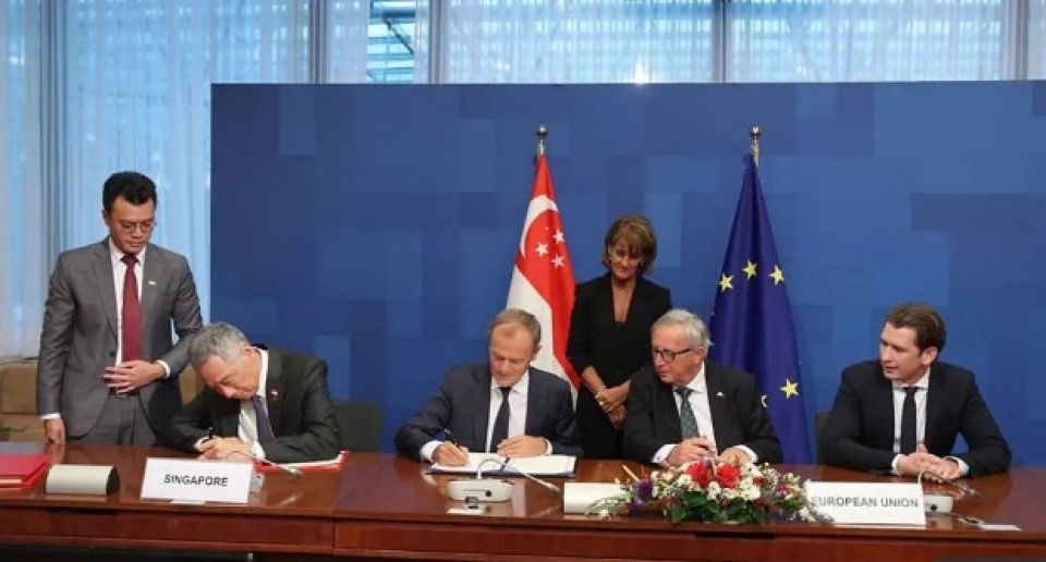 ​EU phê chuẩn Hiệp định thương mại với Singapore