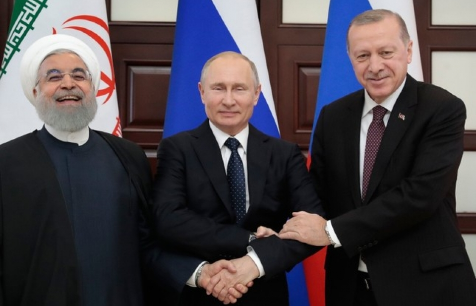 Tuyên bố chung giữa ​"bộ ba" Astana lên án âm mưu gây tổn hại chủ quyền của Syria