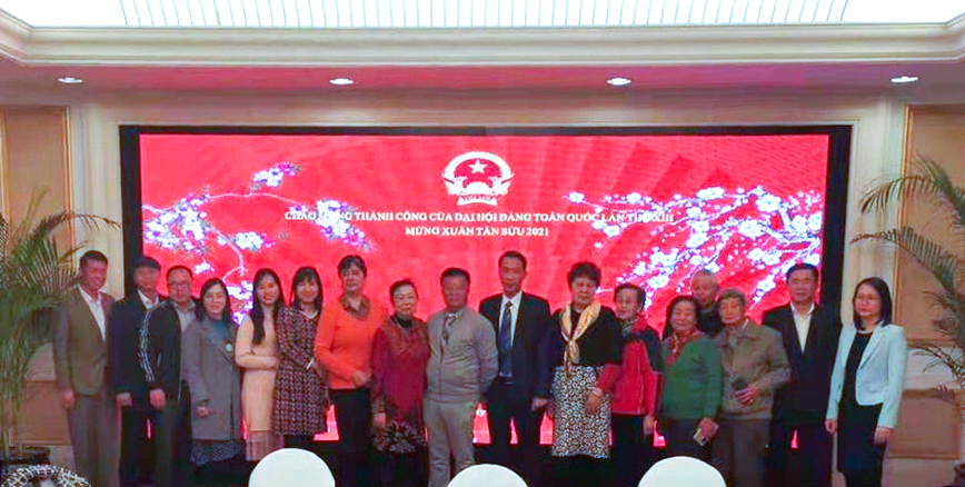 Tống Lãnh sự quán Việt Nam tại Côn Minh, Trung Quốc tổ chức Tết cộng đồng mừng xuân Tân Sửu 2021