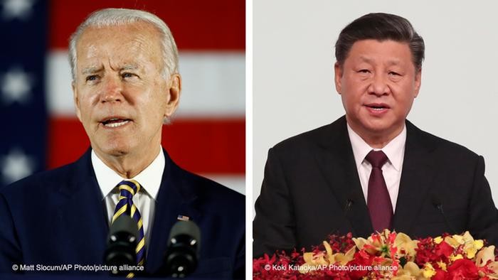 Tiết lộ nội dung cuộc điện đàm dài hiếm thấy giữa Tổng thống Mỹ Joe Biden và Chủ tịch Trung Quốc Tập Cận Bình. (Nguồn: AP)