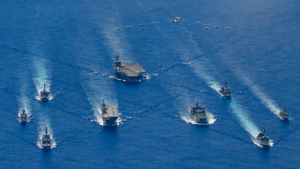 Ấn Độ Dương-Thái Bình Dương: Bộ tứ mạnh mẽ phản đối bất kỳ động thái nào của Trung Quốc muốn thay đổi hiện trạng khu vực. (Nguồn:Nikkei Asia)
