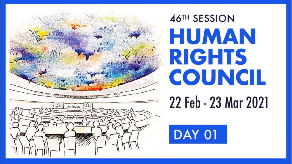 Hội đồng Nhân quyền LHQ khai mạc phiên họp đầu tiên trong năm 2021. (Nguồn: Twitter)