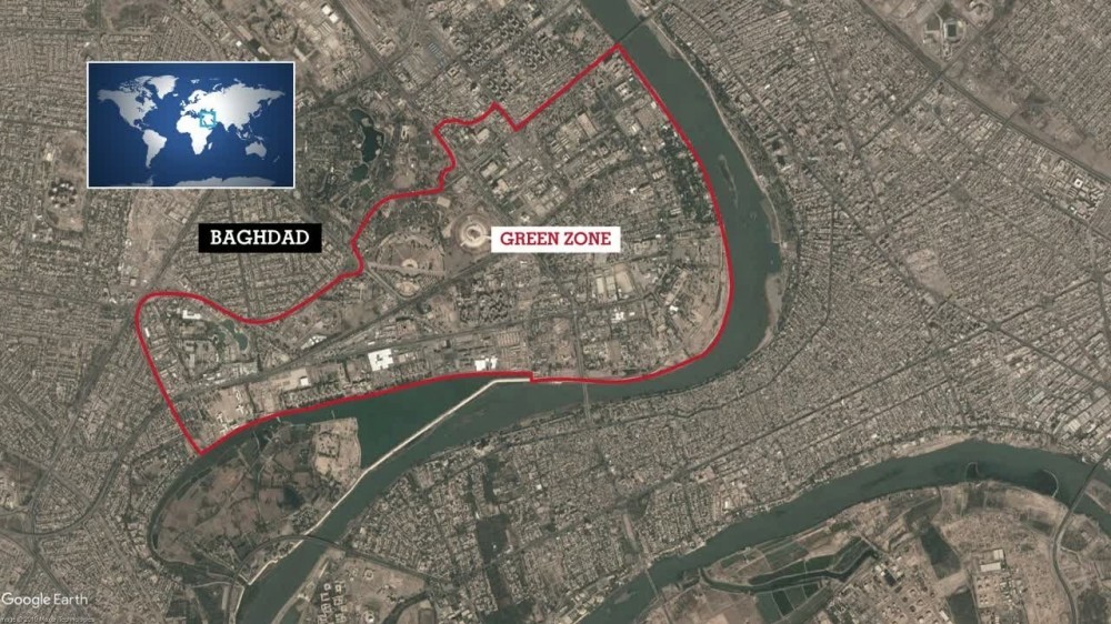 Ít nhất 2 quả tên lửa lao thẳng vào khu vực có Đại sứ quán Mỹ ở Iraq, thủ đô Baghdad rung chuyển