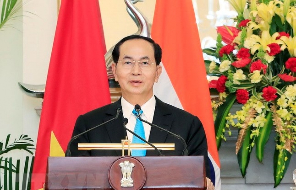 Chủ tịch nước Trần Đại Quang tiếp lãnh đạo các chính đảng, Nhóm Nghị sỹ Ấn Độ, Lãnh sự danh dự Việt Nam tại Nepal