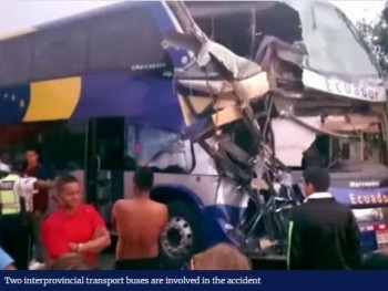 Ecuador: ​Tai nạn xe bus nghiêm trọng, hơn 60 người thương vong