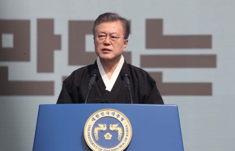 Tổng thống Hàn Quốc nêu sáng kiến thiết lập chế độ mới trên Bán đảo Triều Tiên