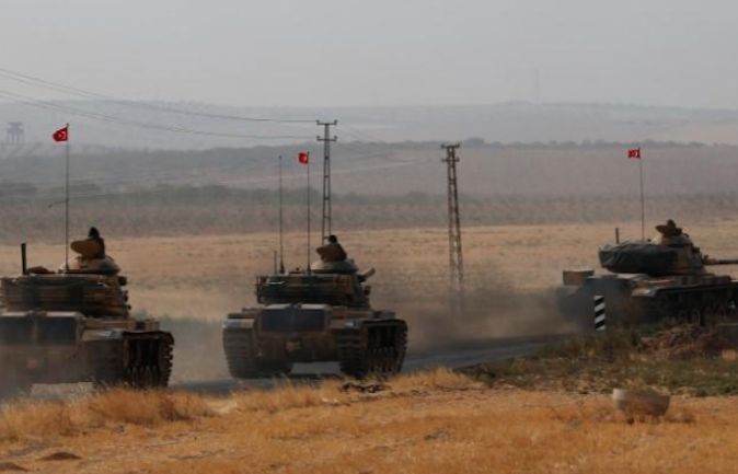 Syria: 60 xe quân sự Thổ Nhĩ Kỳ tràn vào Idlib