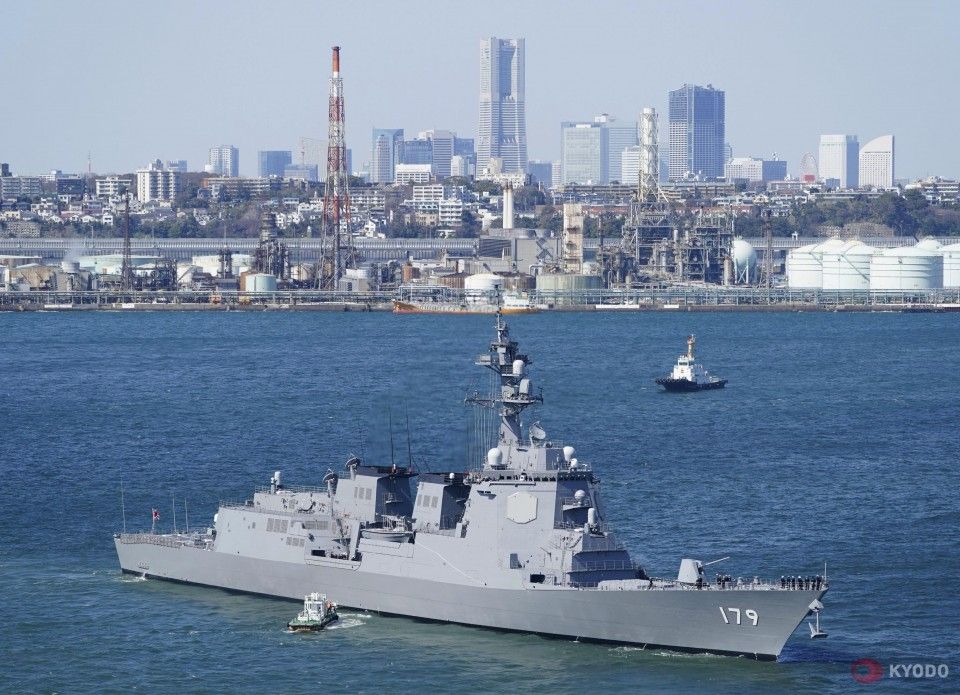 Nhật Bản triển khai tàu khu trục trang bị hệ thống phòng thủ tên lửa Aegis