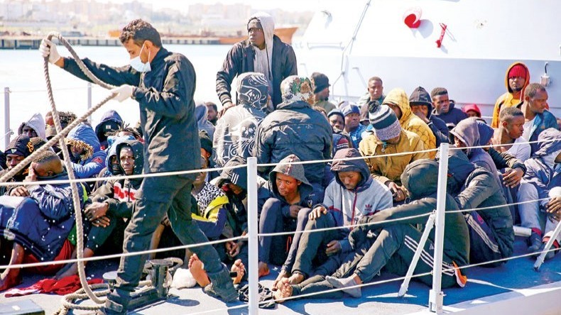 Vấn đề người di cư: Gần 100 người được giải cứu ngoài khơi Libya