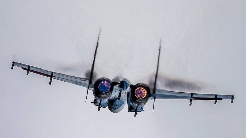Su-27 Nga lại xuất kích, áp tải cặp máy bay ném bom hạt nhân B1-B trên Biển Baltic