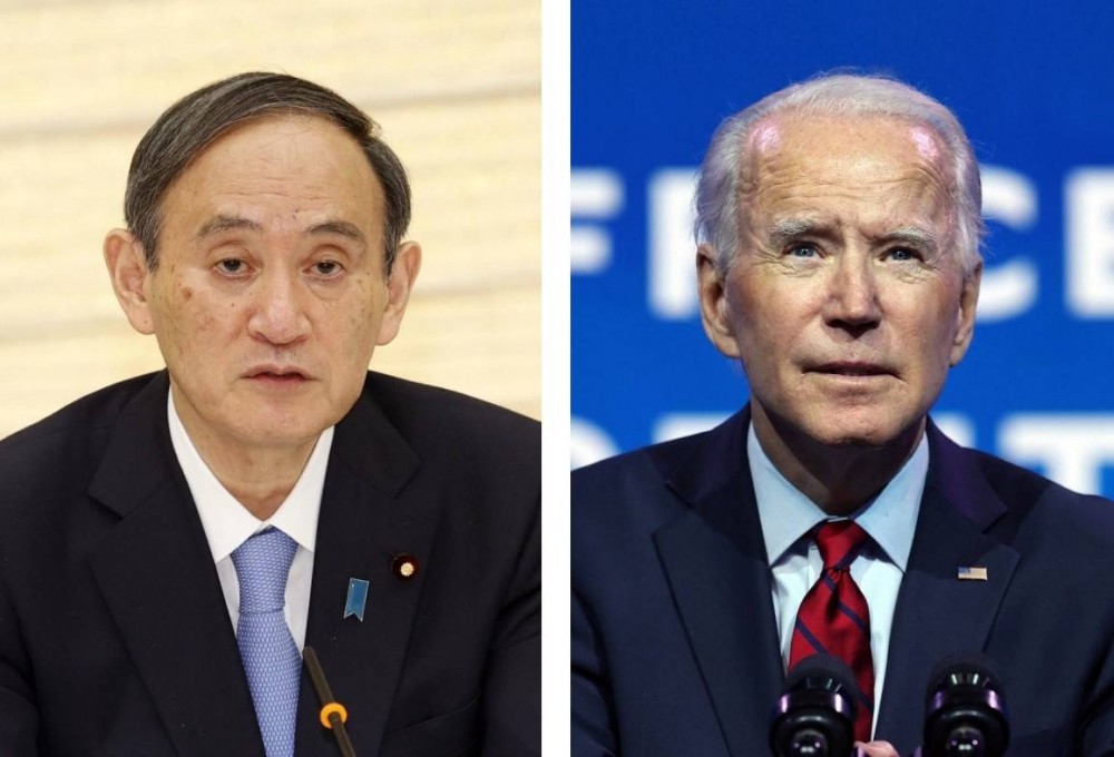Mỹ-Nhật chuẩn bị tổ chức thượng đỉnh Biden-Suga, vấn đề Eo biển Đài Loan sẽ được đặt lên bàn? (Nguồn: Getty Images)