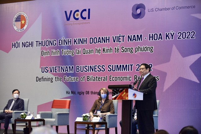 Hội nghị Thượng đỉnh Kinh doanh Việt Nam-Hoa Kỳ: Thủ tướng đề cập 5 nội dung lớn