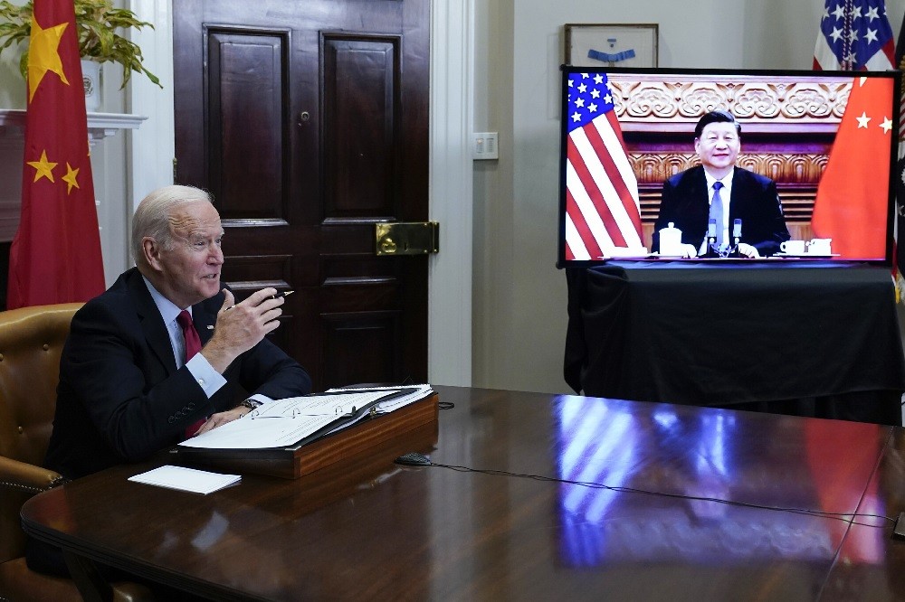 Điện đàm lãnh đạo Mỹ-Trung: Tổng thống Biden cảnh báo Trung Quốc, Bắc Kinh nêu ưu tiên ở Ukraine. (Nguồn:AP)