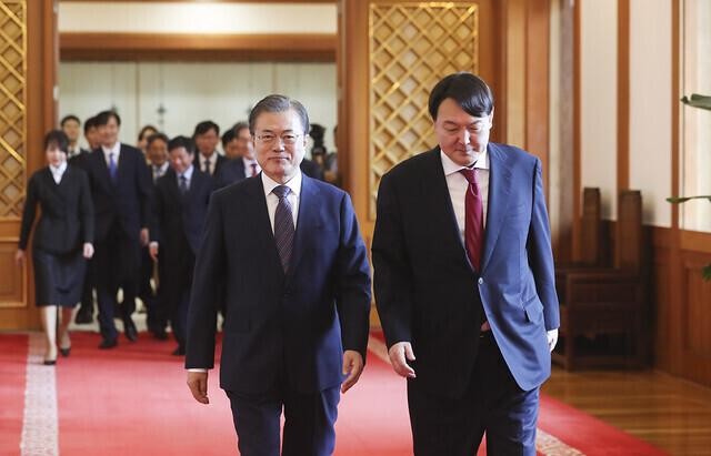 Chưa thể gặp người kế nhiệm, Tổng thống Hàn Quốc Moon Jae-in nóng lòng lên tiếng. (Nguồn: Phủ Tổng thống Hàn Quốc)
