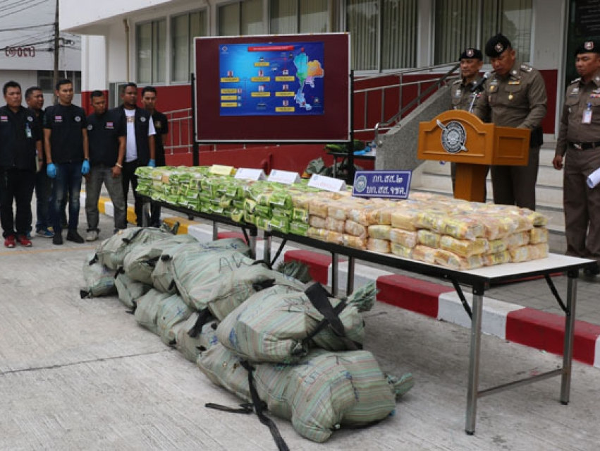 ​Thái Lan triệt phá đường dây buôn ma túy đá quy mô lớn