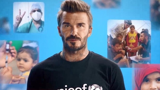 Tuần lễ Tiêm chủng Thế giới: David Beckham tiên phong trong nỗ lực tiêm chủng toàn cầu