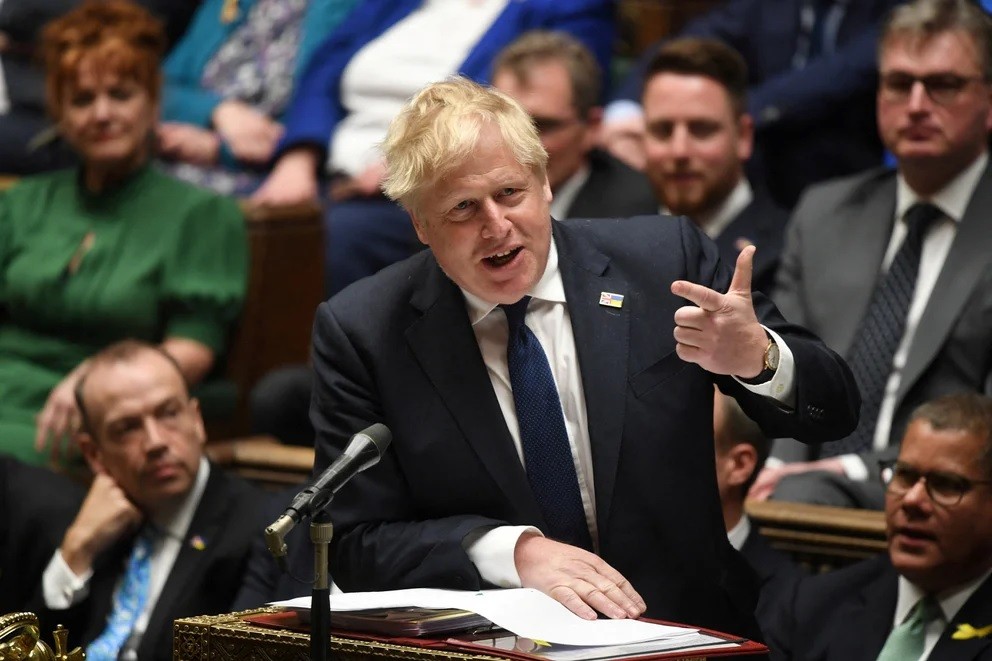 Thủ tướng Anh Boris Johnson đối mặt cuộc điều tra của Hạ viện. (Nguồn: Reuters)
