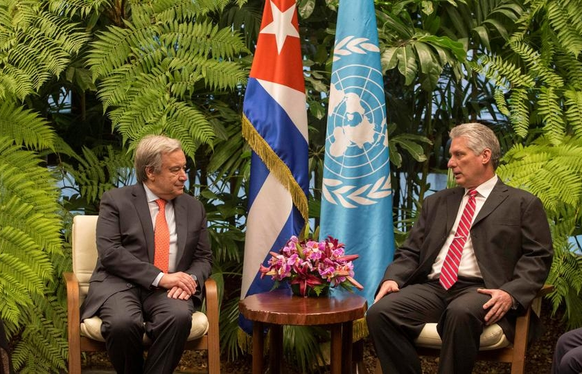 Tổng Thư ký Liên hợp quốc thăm Cuba