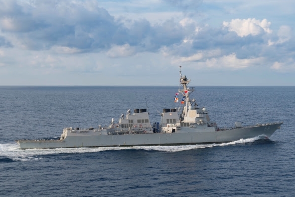 Mỹ điều hai tàu Hải quân qua Eo biển Đài Loan
