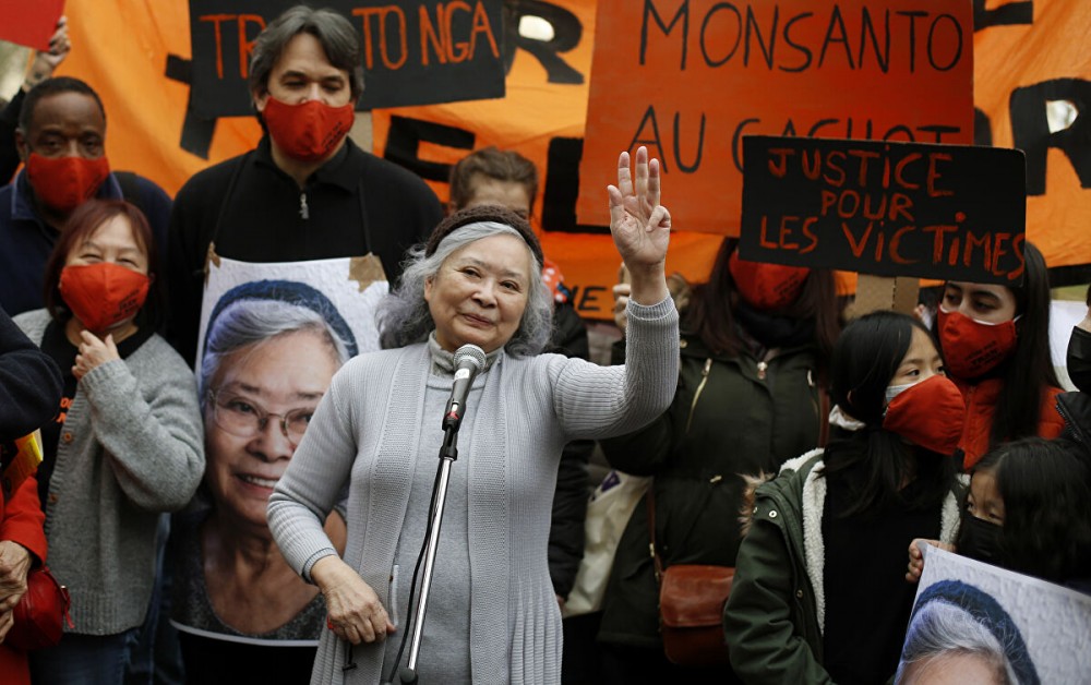 Vụ kiện lịch sử vì nạn nhân chất độc da cam/dioxin Việt Nam: Tòa án Pháp 'phủi tay', bà Tố Nga tuyên bố 'sẽ tiếp tục'. (Nguồn: AP)